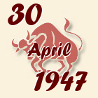 Bik, 30 April 1947.