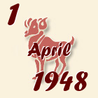 Ovan, 1 April 1948.