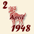 Ovan, 2 April 1948.