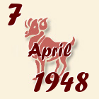 Ovan, 7 April 1948.
