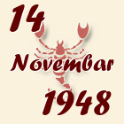 Škorpija, 14 Novembar 1948.