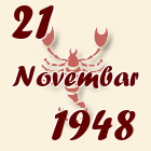 Škorpija, 21 Novembar 1948.