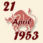Bik, 21 April 1953.
