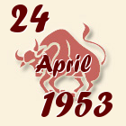 Bik, 24 April 1953.