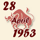 Bik, 28 April 1953.