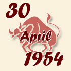 Bik, 30 April 1954.