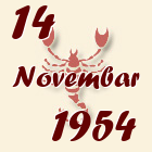 Škorpija, 14 Novembar 1954.