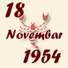 Škorpija, 18 Novembar 1954.