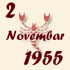 Škorpija, 2 Novembar 1955.