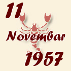 Škorpija, 11 Novembar 1957.