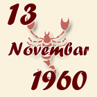 Škorpija, 13 Novembar 1960.