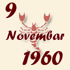 Škorpija, 9 Novembar 1960.
