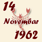 Škorpija, 14 Novembar 1962.