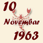 Škorpija, 10 Novembar 1963.