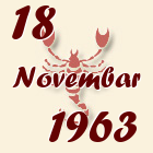 Škorpija, 18 Novembar 1963.