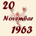 Škorpija, 20 Novembar 1963.