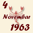 Škorpija, 4 Novembar 1963.