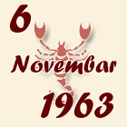 Škorpija, 6 Novembar 1963.