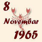 Škorpija, 8 Novembar 1965.