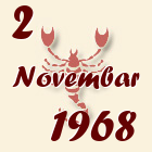 Škorpija, 2 Novembar 1968.