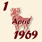 Ovan, 1 April 1969.