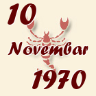 Škorpija, 10 Novembar 1970.