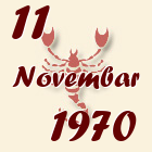 Škorpija, 11 Novembar 1970.