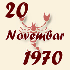 Škorpija, 20 Novembar 1970.