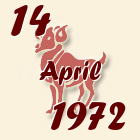Ovan, 14 April 1972.