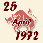 Bik, 25 April 1972.