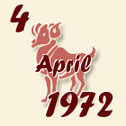 Ovan, 4 April 1972.