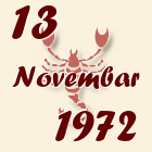 Škorpija, 13 Novembar 1972.