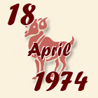 Ovan, 18 April 1974.