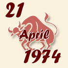 Bik, 21 April 1974.