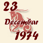 Jarac, 23 Decembar 1974.