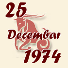 Jarac, 25 Decembar 1974.