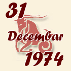 Jarac, 31 Decembar 1974.