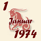 Jarac, 1 Januar 1974.