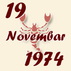 Škorpija, 19 Novembar 1974.