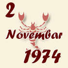 Škorpija, 2 Novembar 1974.