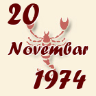 Škorpija, 20 Novembar 1974.
