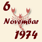 Škorpija, 6 Novembar 1974.
