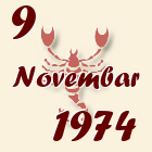 Škorpija, 9 Novembar 1974.