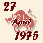 Bik, 27 April 1975.