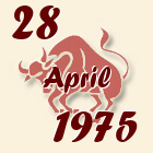 Bik, 28 April 1975.