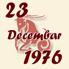 Jarac, 23 Decembar 1976.
