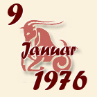 Jarac, 9 Januar 1976.