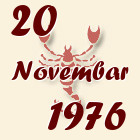 Škorpija, 20 Novembar 1976.