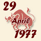 Bik, 29 April 1977.