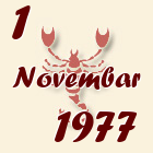 Škorpija, 1 Novembar 1977.